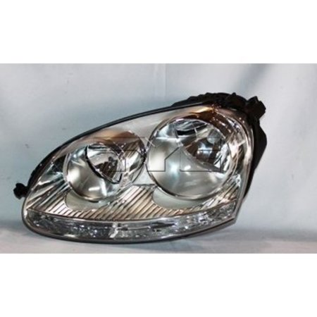 TYC PRODUCTS 05-09 Vw Jtta/06-09 Rabit (Halgn)W/O Log Head Lamp, 20-6680-00 20-6680-00